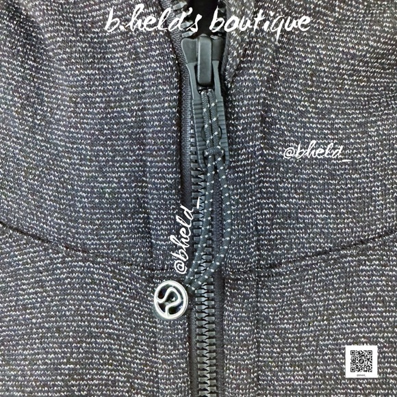 lululemon Scuba Oversized Half-Zip Hoodie *Spark in Black/Silver Size XS/S NWT - Picture 7 of 16
